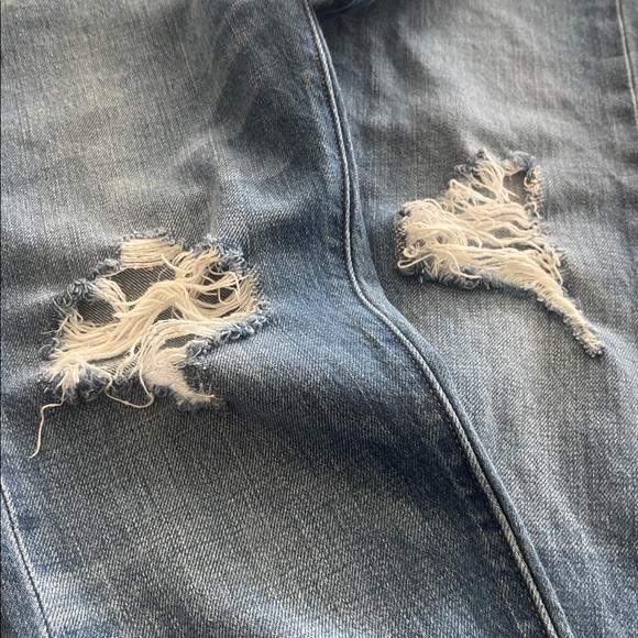 Levi’s 501 Japanese Selvedge blue denim jeans sz 26x28 distressed button fly - Picture 4 of 16